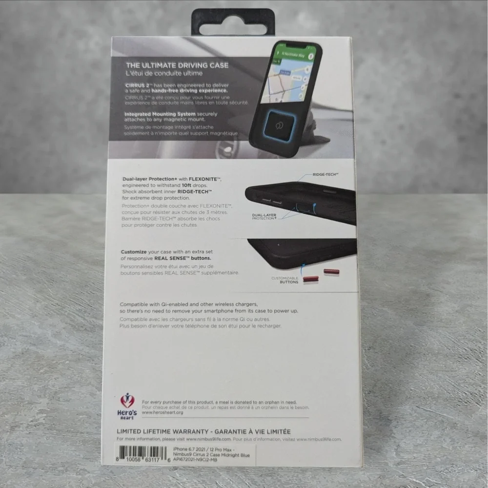 A9. Nimbus9 Cirrus 2 Case for Apple iPhone 6.7 2021 (13 Pro Max) - Midnight Blue
